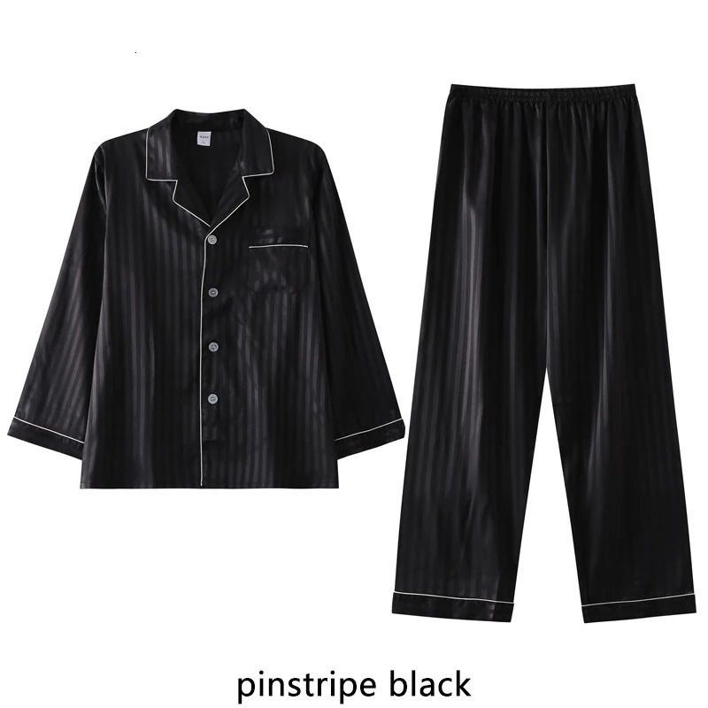 Pinstripe Black