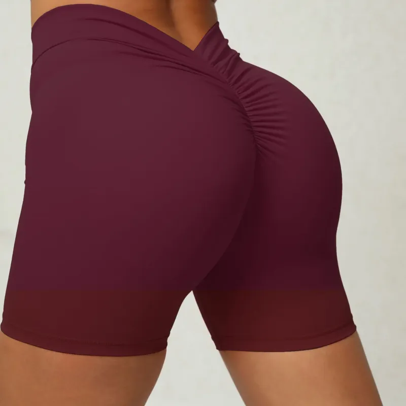 shorts wine red