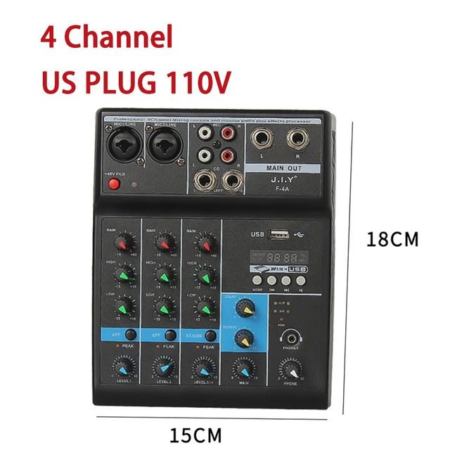 4 قناة الولايات المتحدة 110V