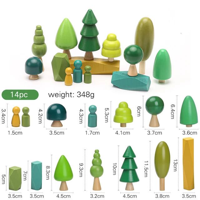 Forest Set1 14pc