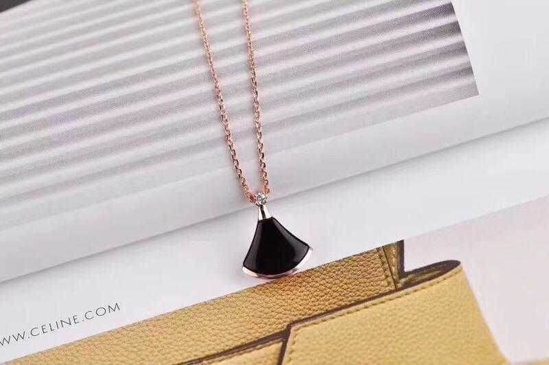 Diamante único de ágata negra de oro rosa