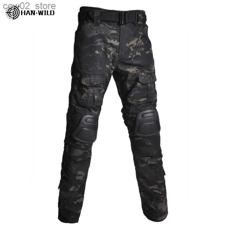 pantalon de camouflage noir