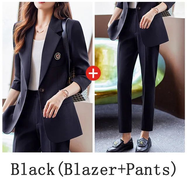 black pant suits