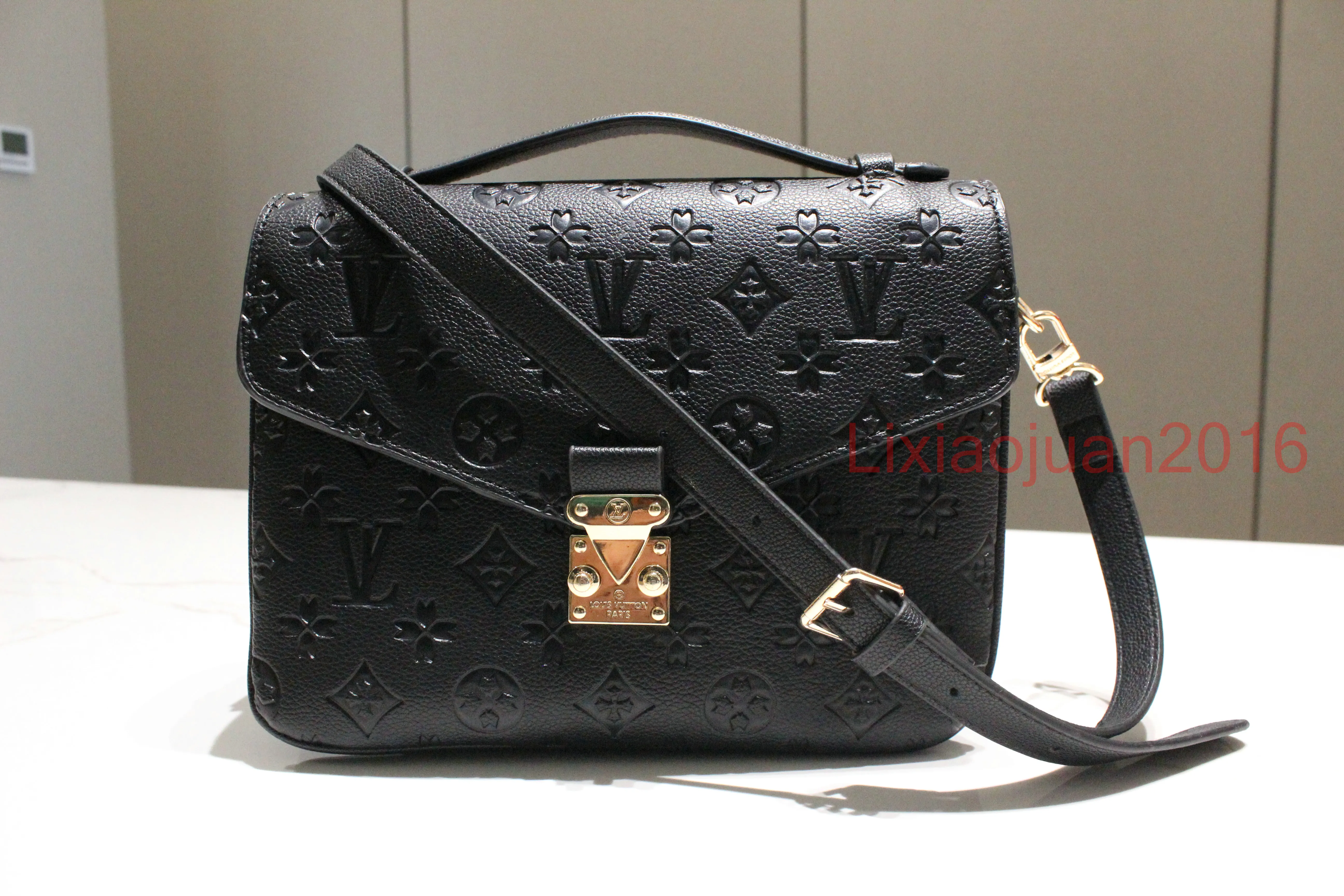 Embossed black