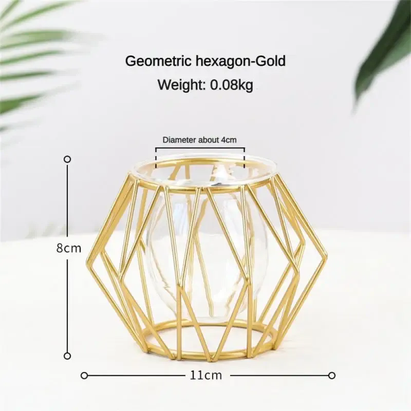 CHINE Hexagone Or