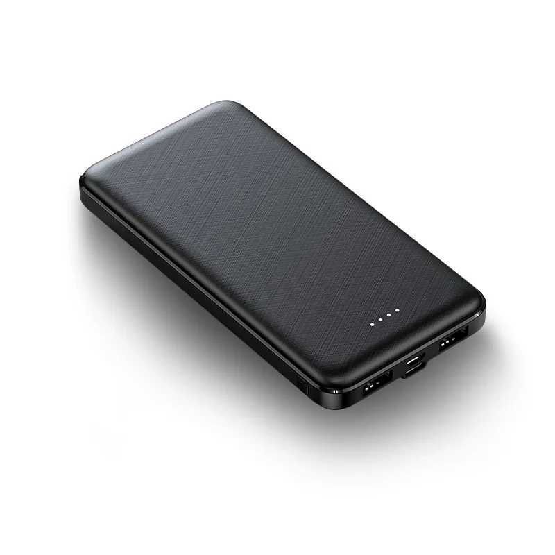 Schwarze Power Bank.