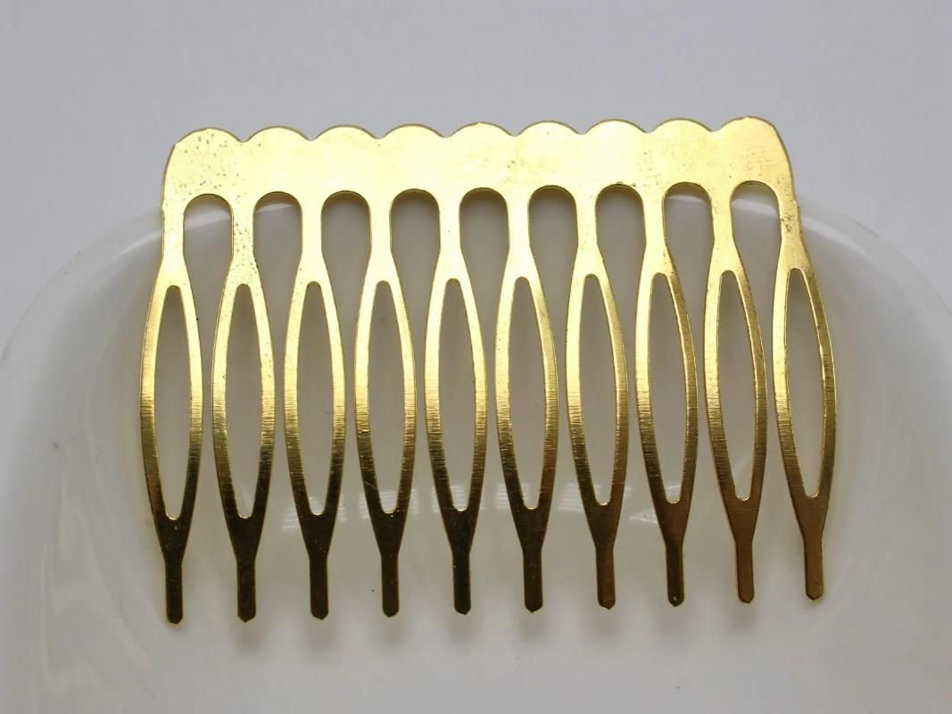 Hair Combs Gold 52mm 10 Teeth