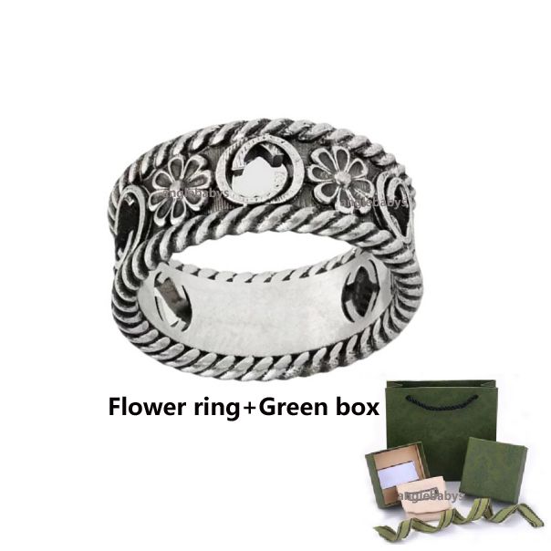 Flower Ring+green Box