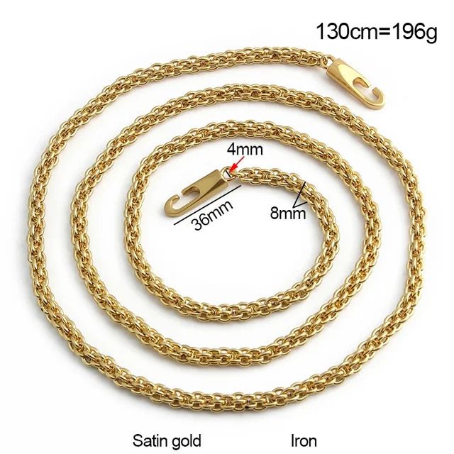 130cm Satin Gold-5 Pieces