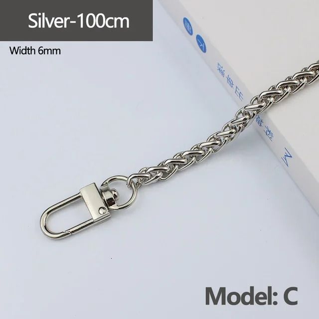 5pcs C-100cm-silver