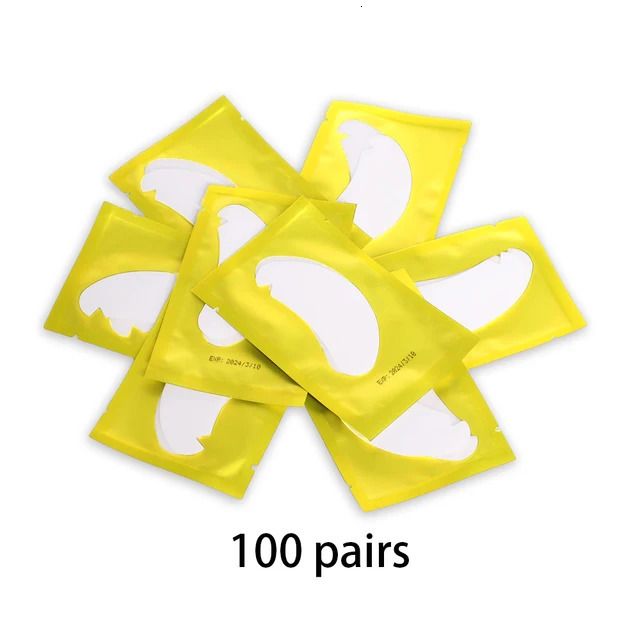 100pcs jaune