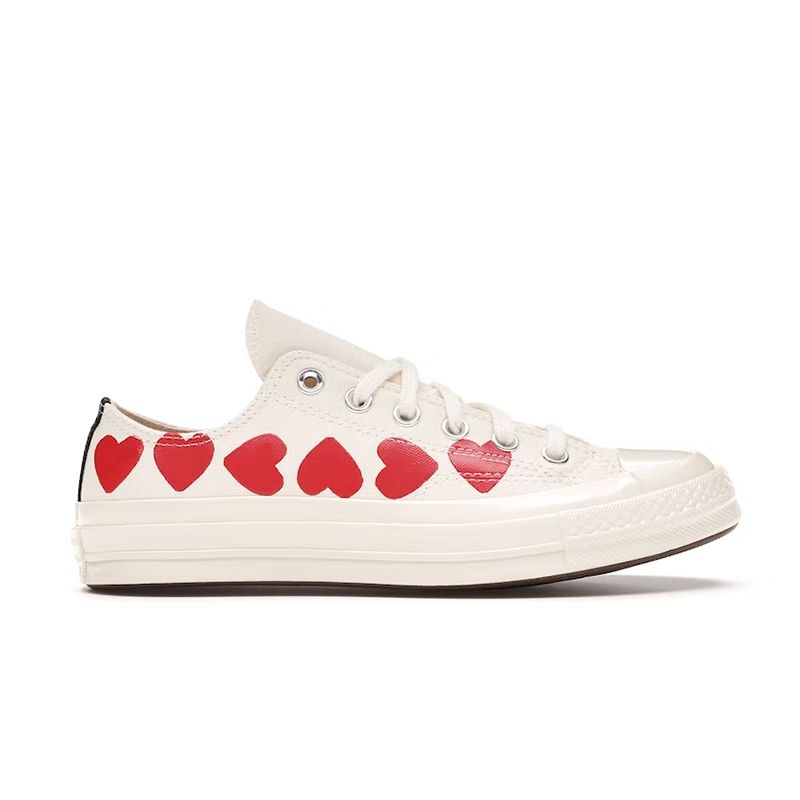 10 Spela Multi-Heart White Low