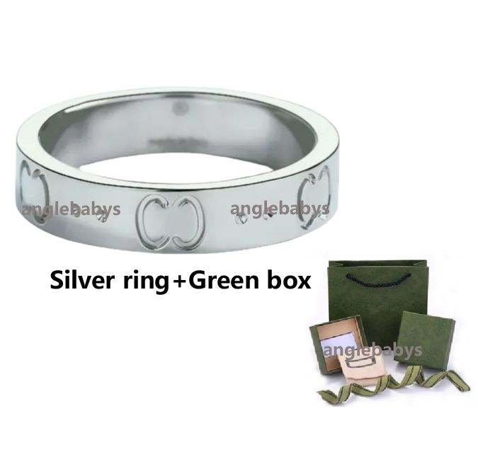 4MMM Silver Ring+Green Box