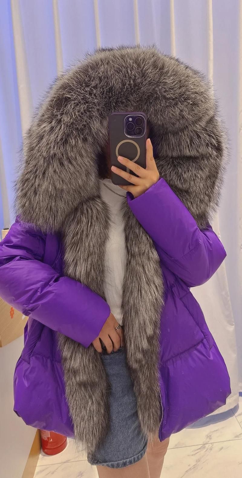 Purple silver Fox