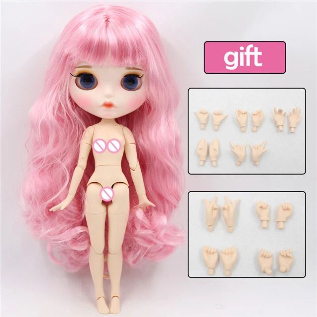 White Matte Face-30 cm Nude Doll16