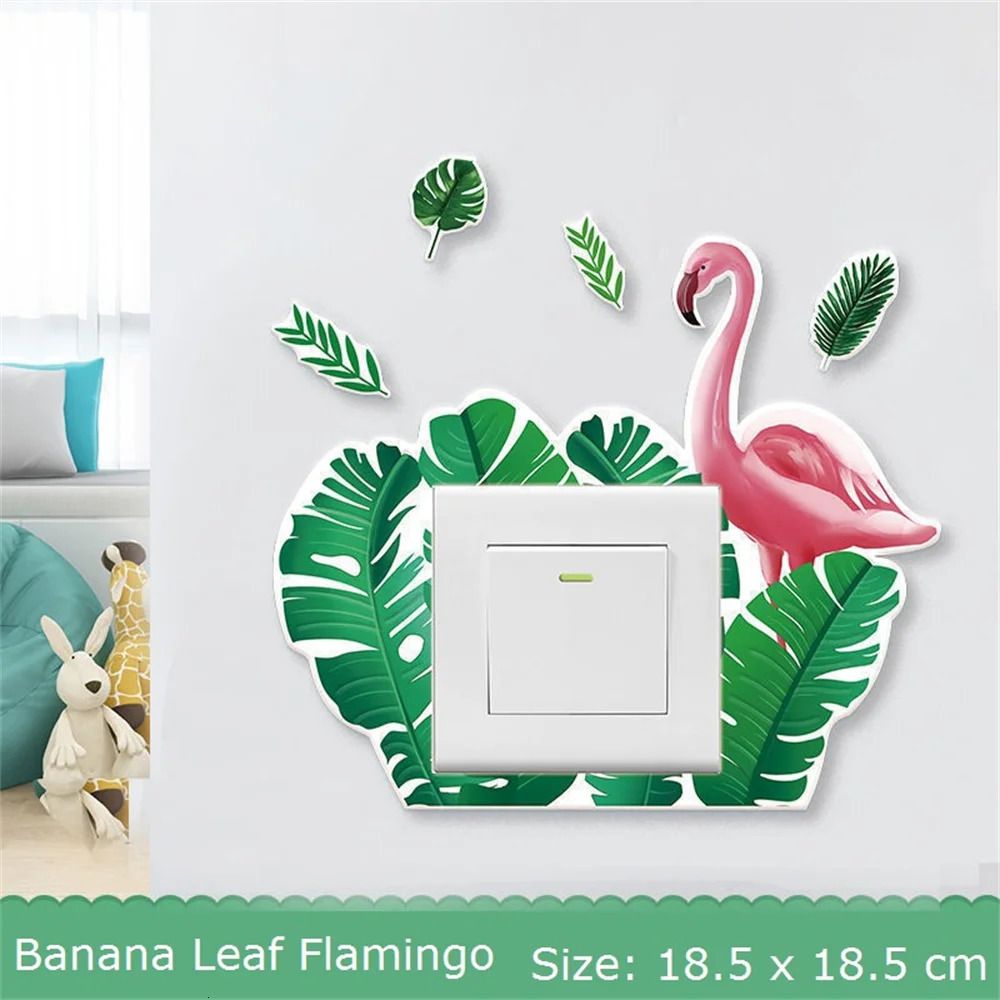 Bananenblad Flamingo