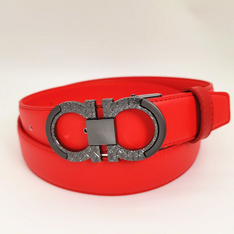 Red belt + black buckle