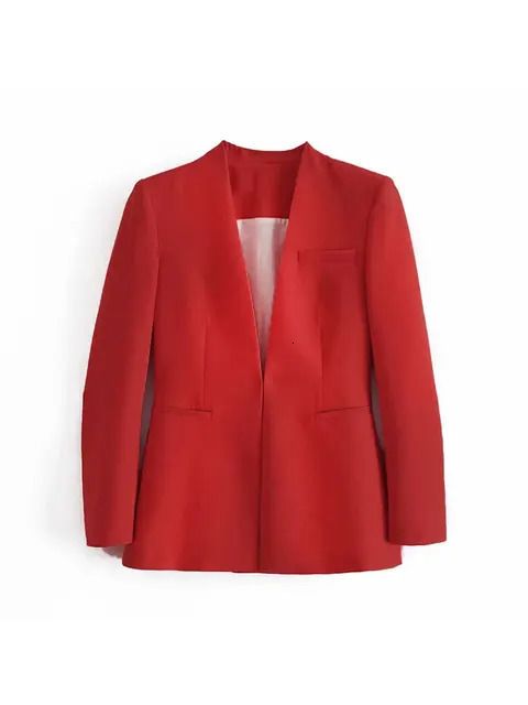 Nur roter Blazer