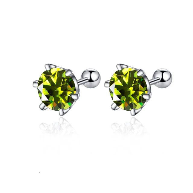 Jaune Vert-0.8ct Et 0.8ct