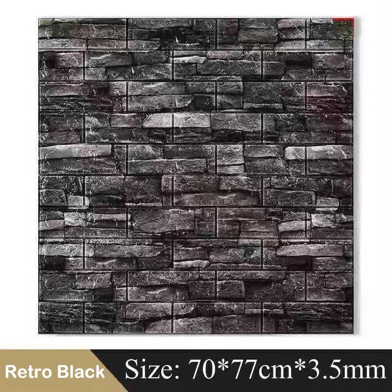 Rétro Noir-10pcs 77x70cm