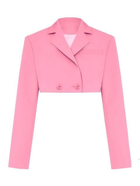 solo abrigo rosa
