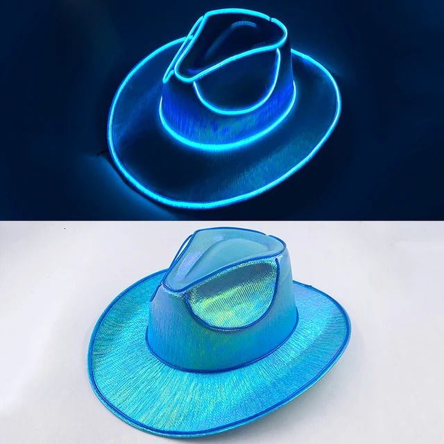 blauwe hoed