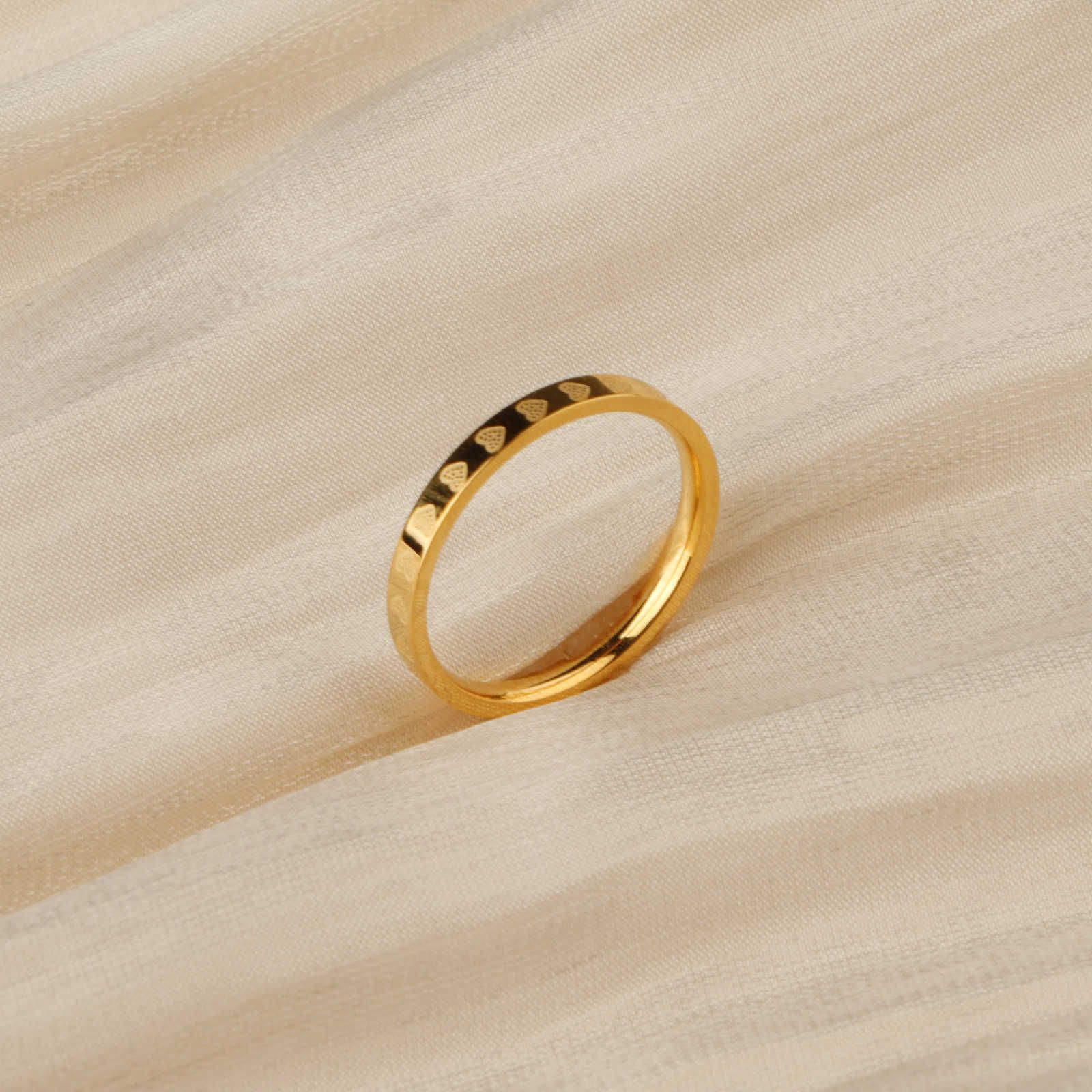 Bague Cercle Amour - Or