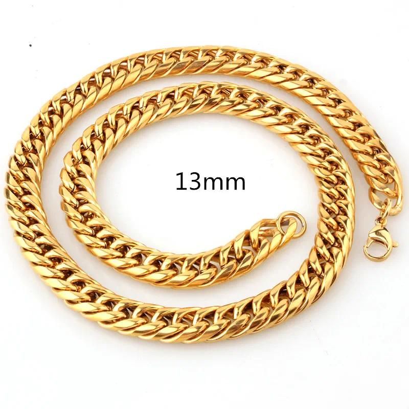 7 tum armband guld 13mm