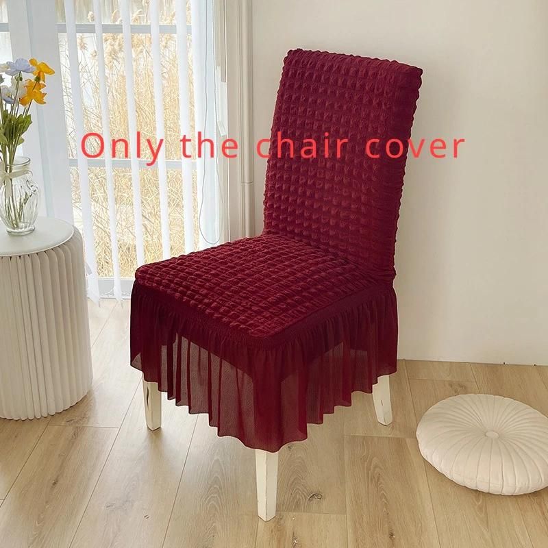 Wine red chair cover