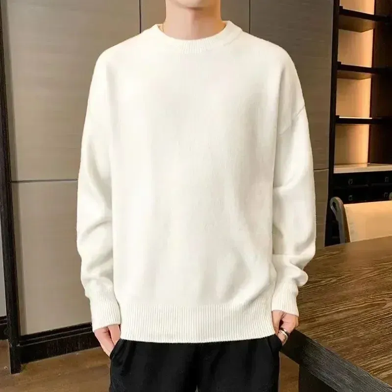 C-Weißer Pullover