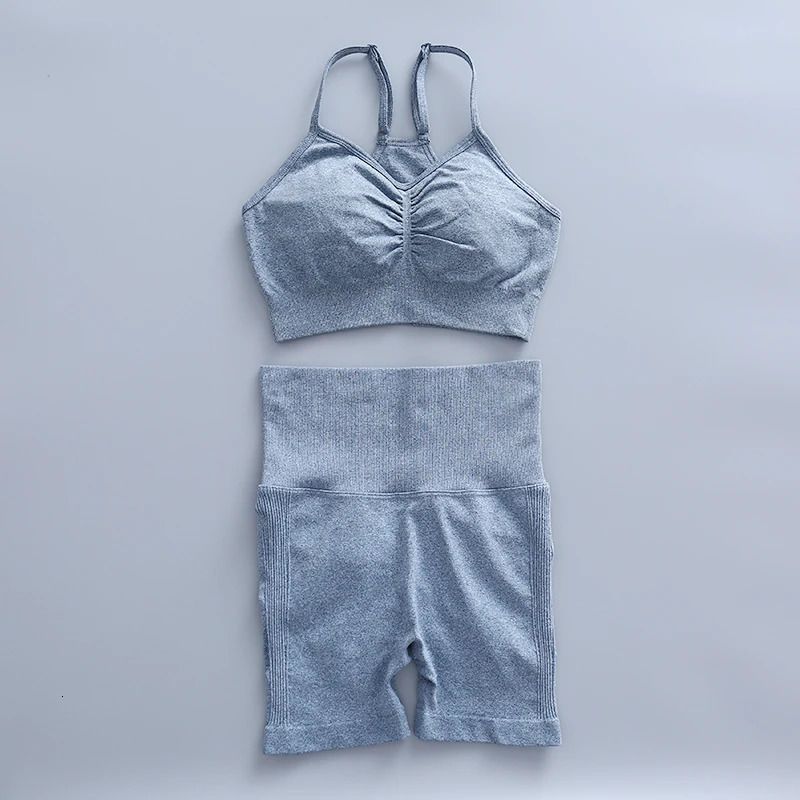 short de soutien-gorge bleu