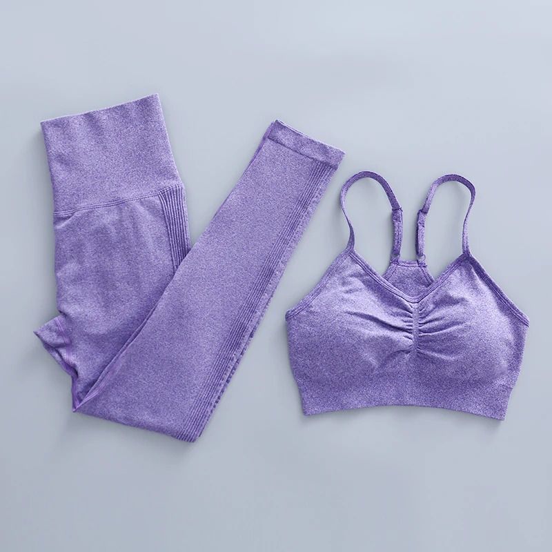 soutien-gorge pantalon violet