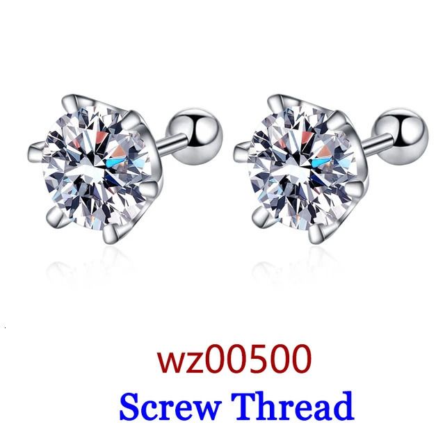Wz00500-screw Thread-0.5ct(5mm)x 2pcs-