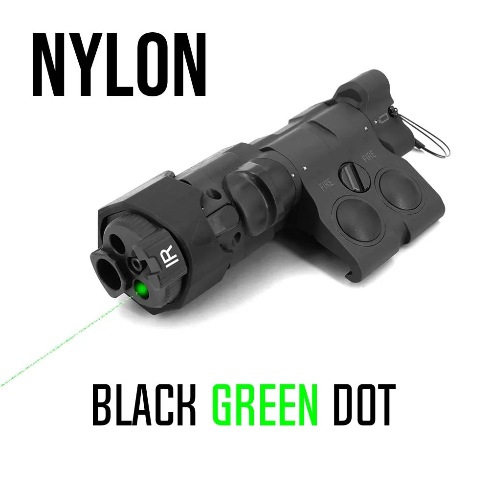 Nylon Green Dot Blk