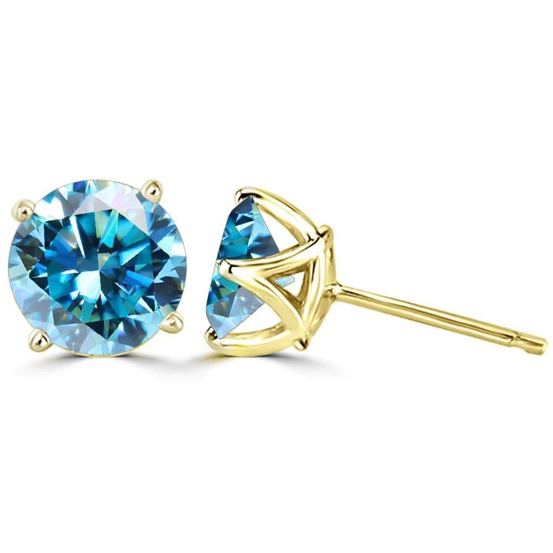 Blue de mer-1.0ct x 2