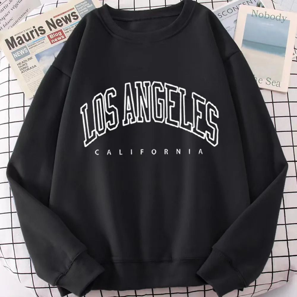 black sweatshirt