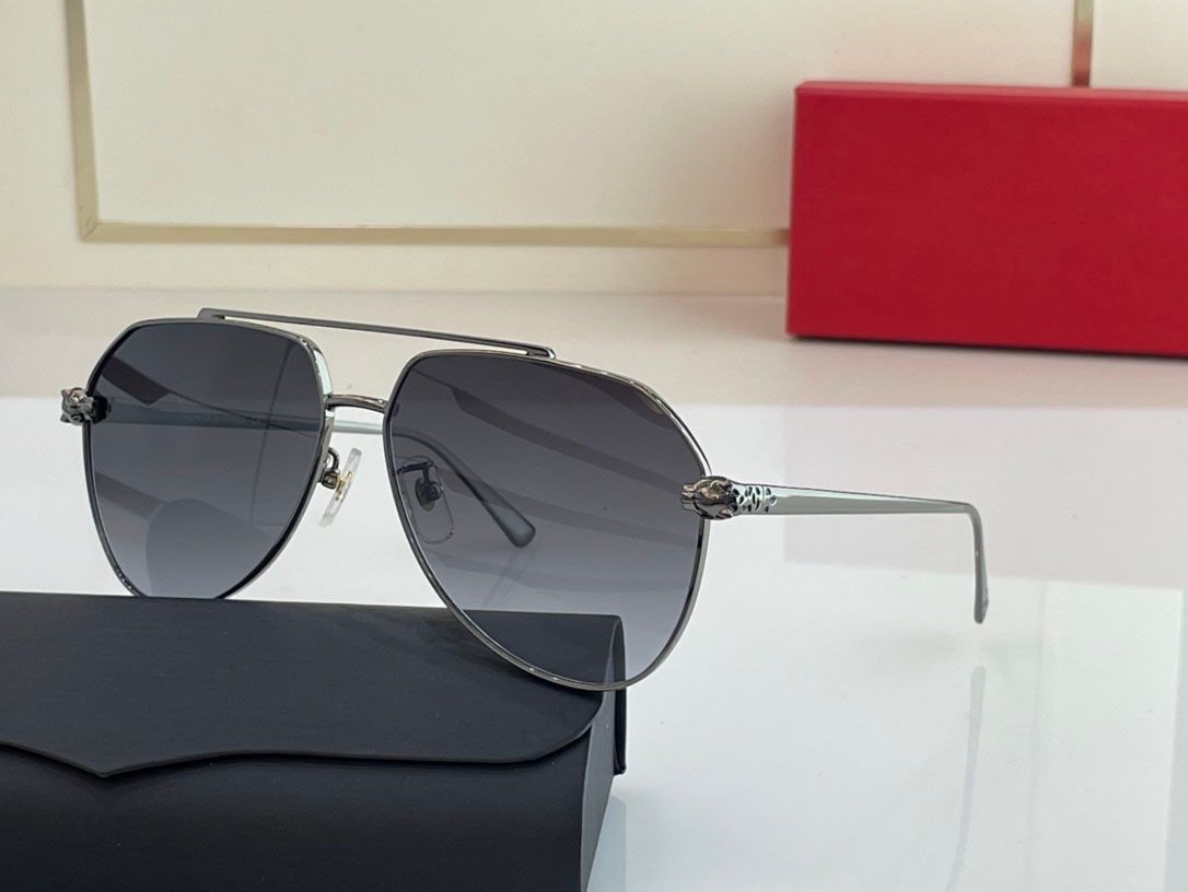 new snake belly mens glasses driving eye protection sunglasses metal top version personalized pilot lens womens CT_voghion.com