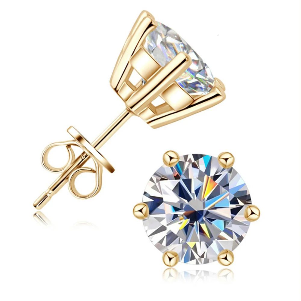 6 Prong Gold-2ct And 2ct