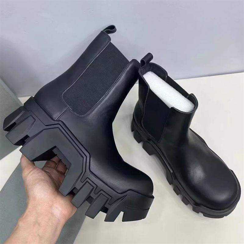 black chelsea boots