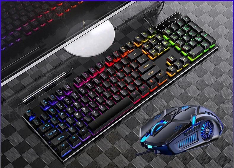 Couleur : clavier et souris noirs.