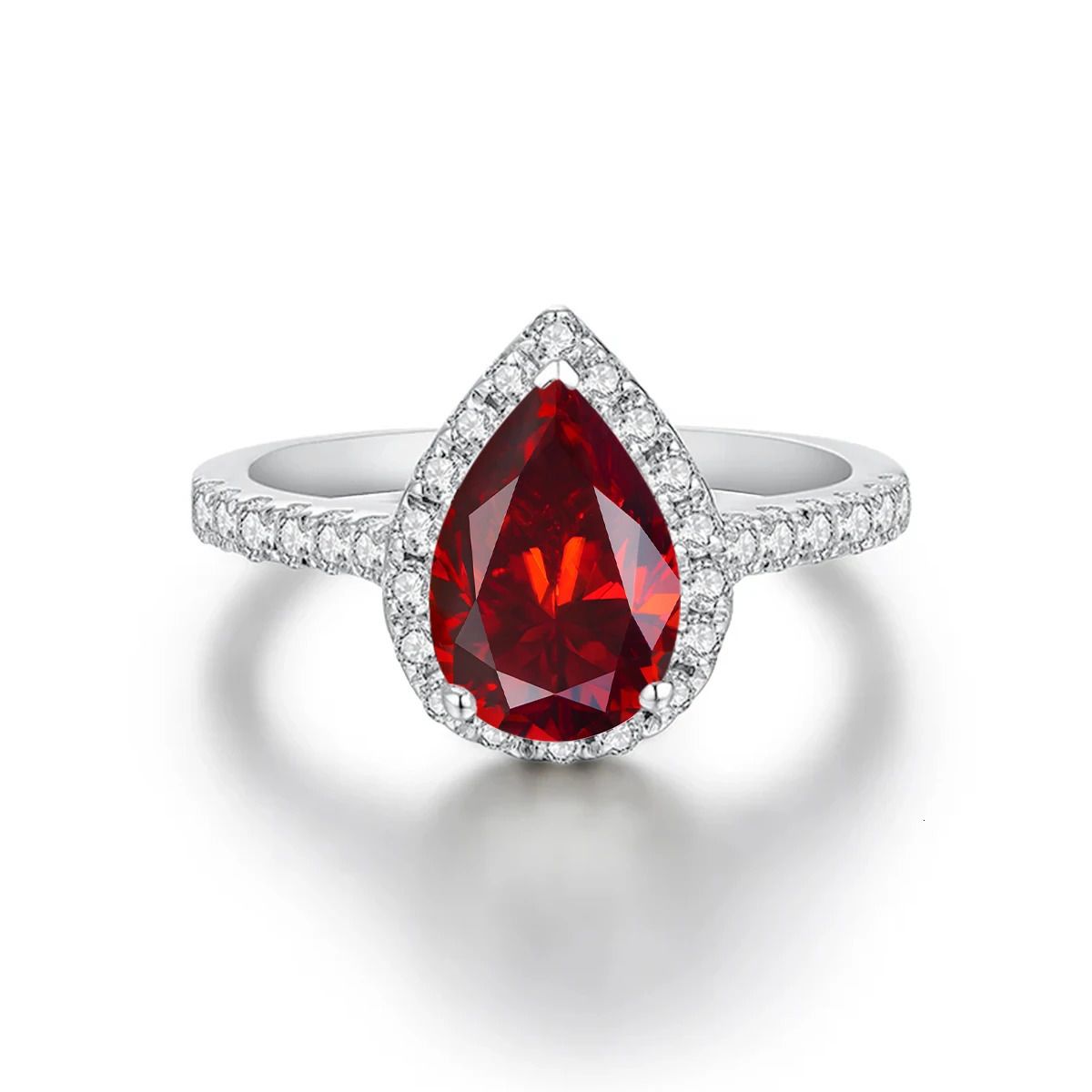 Moissanite rouge