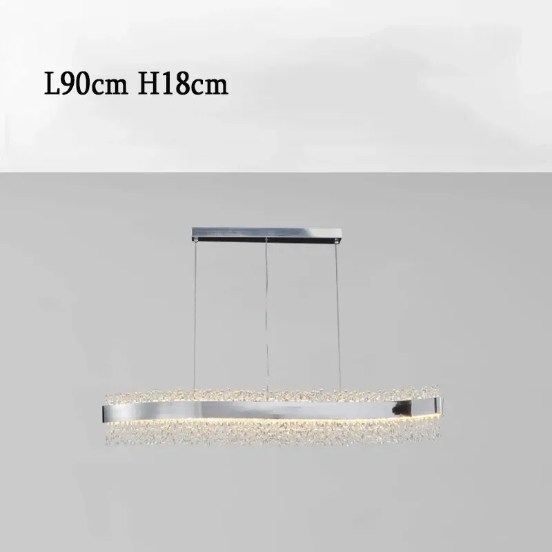 luz fria Cromo C90cm