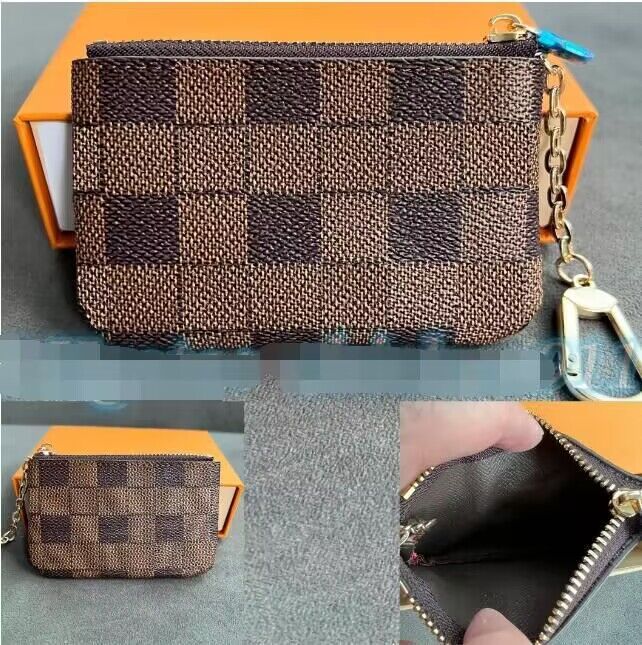 Damier Brown Key Pouch+Box