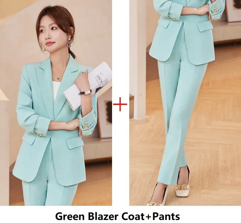 Green Pantsuits