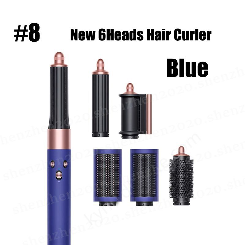 #8 New 6Heads Curler-Blue