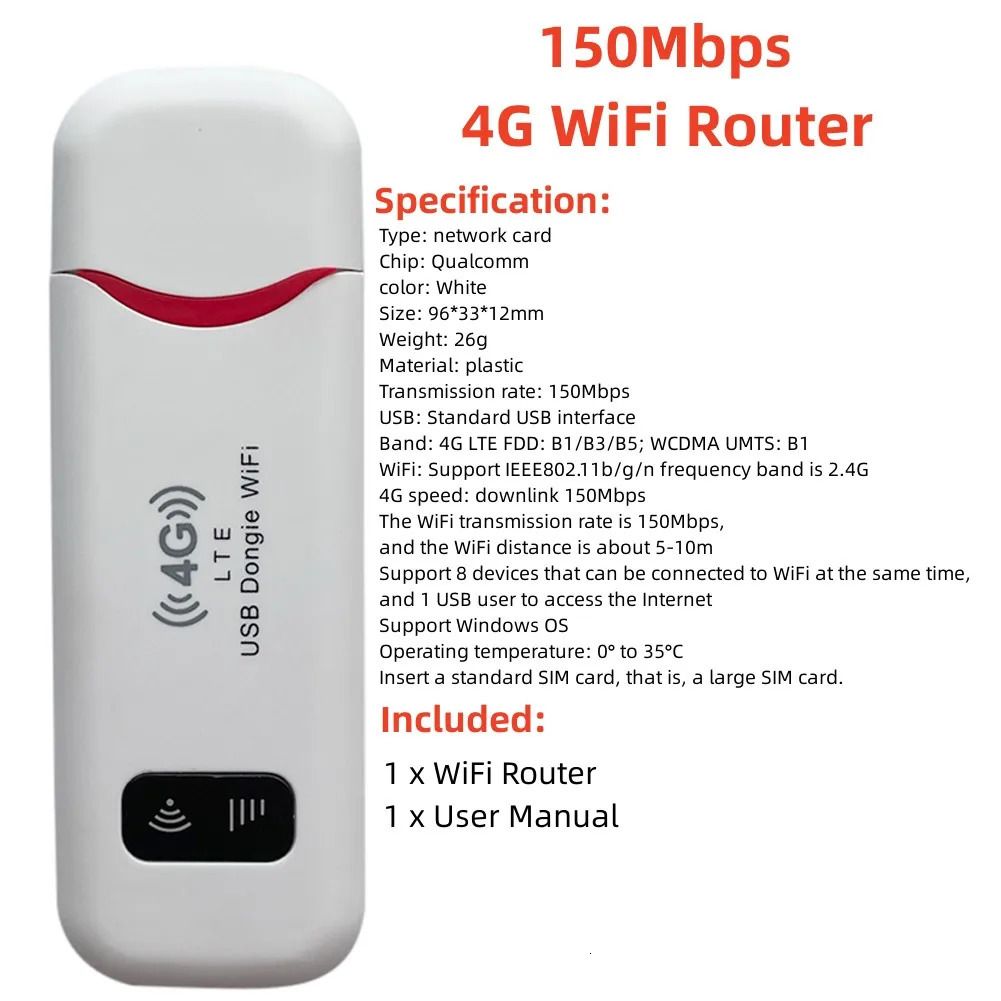 150MP 4G wifi yönlendirici