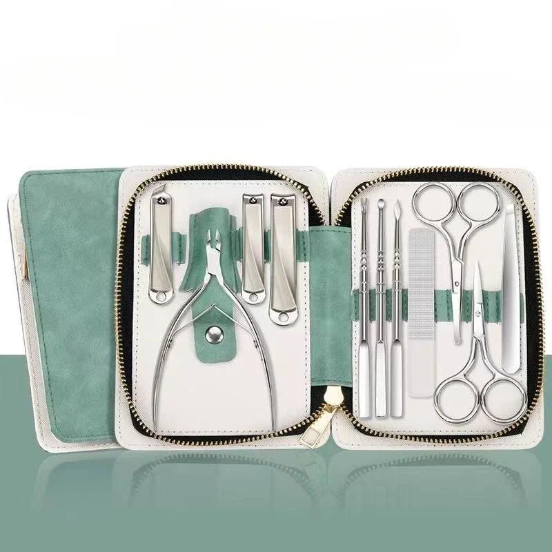 11pc-green-stainless
