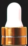 Especificaciones: 5 ml. Color: dorado con blanco.