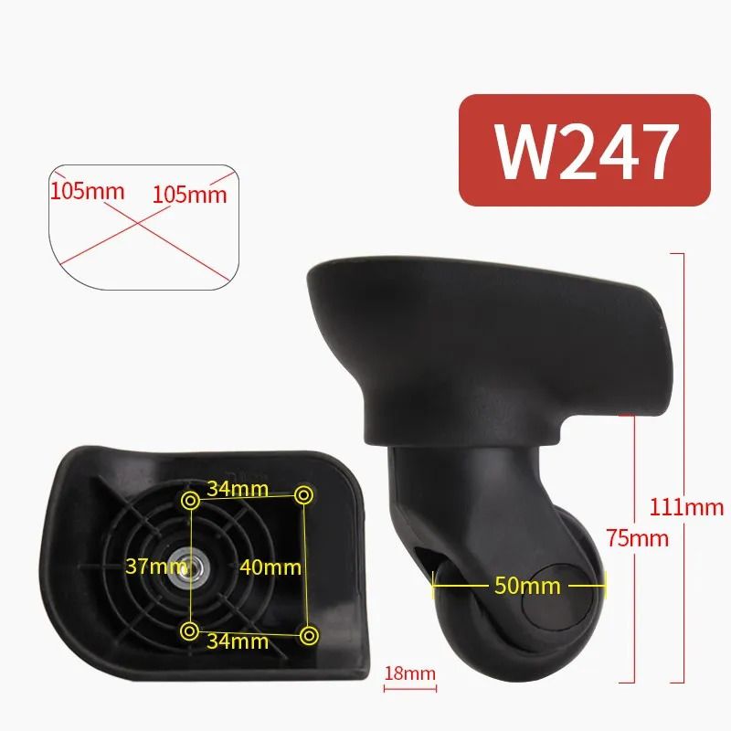 W247(2pcs)black