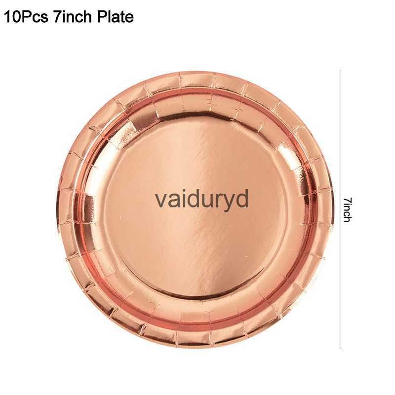 10pcs 7inch Plate